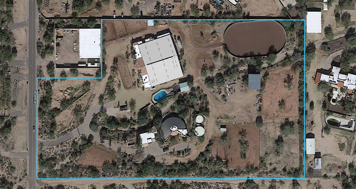 Santolina Farm Aerial